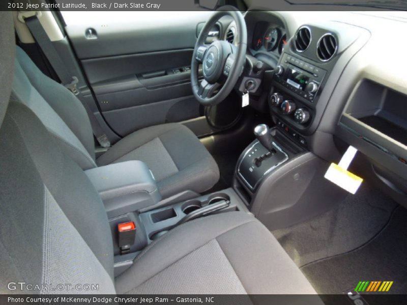 Black / Dark Slate Gray 2012 Jeep Patriot Latitude