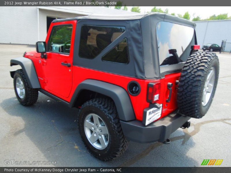 Flame Red / Black/Dark Saddle 2012 Jeep Wrangler Rubicon 4X4