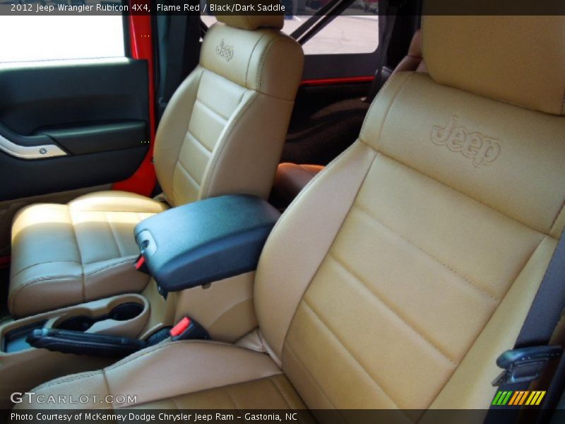 Flame Red / Black/Dark Saddle 2012 Jeep Wrangler Rubicon 4X4