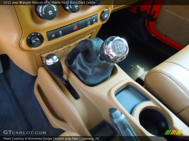 Flame Red / Black/Dark Saddle 2012 Jeep Wrangler Rubicon 4X4
