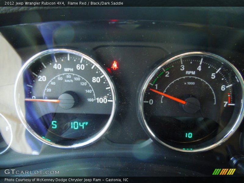 Flame Red / Black/Dark Saddle 2012 Jeep Wrangler Rubicon 4X4
