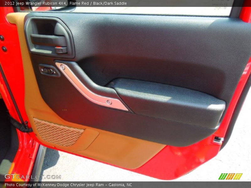 Flame Red / Black/Dark Saddle 2012 Jeep Wrangler Rubicon 4X4
