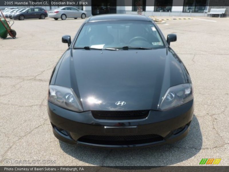 Obsidian Black / Black 2005 Hyundai Tiburon GS
