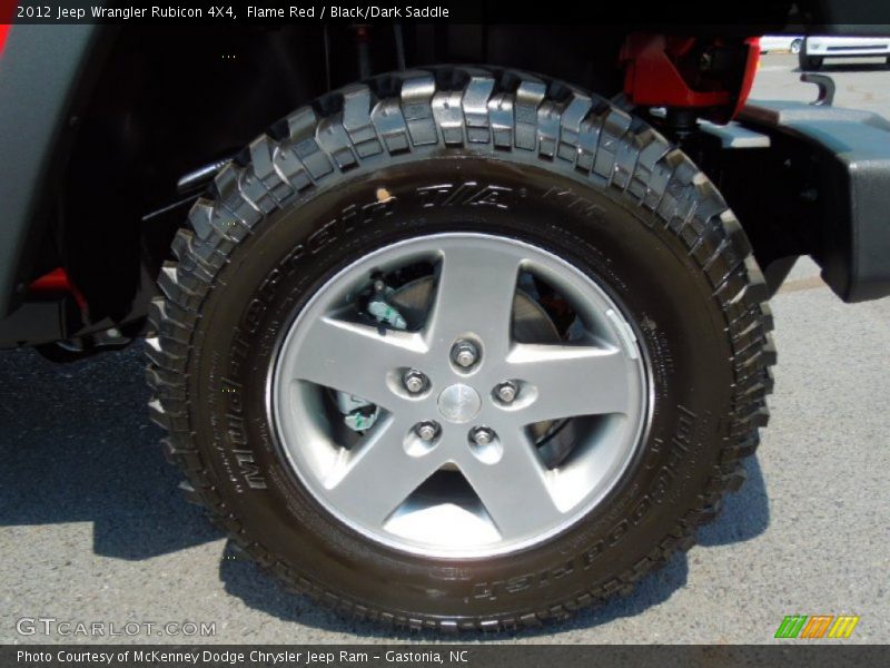 Flame Red / Black/Dark Saddle 2012 Jeep Wrangler Rubicon 4X4