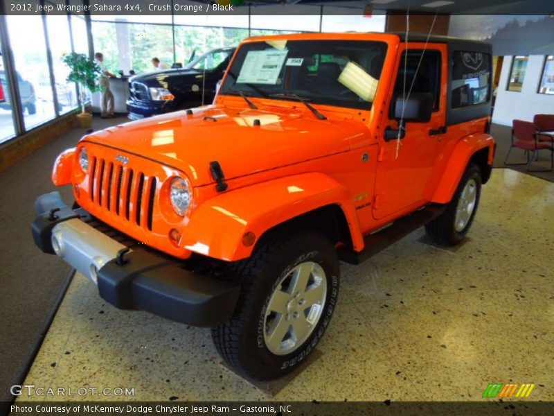 Crush Orange / Black 2012 Jeep Wrangler Sahara 4x4