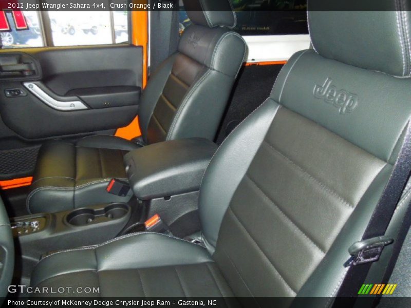 Crush Orange / Black 2012 Jeep Wrangler Sahara 4x4