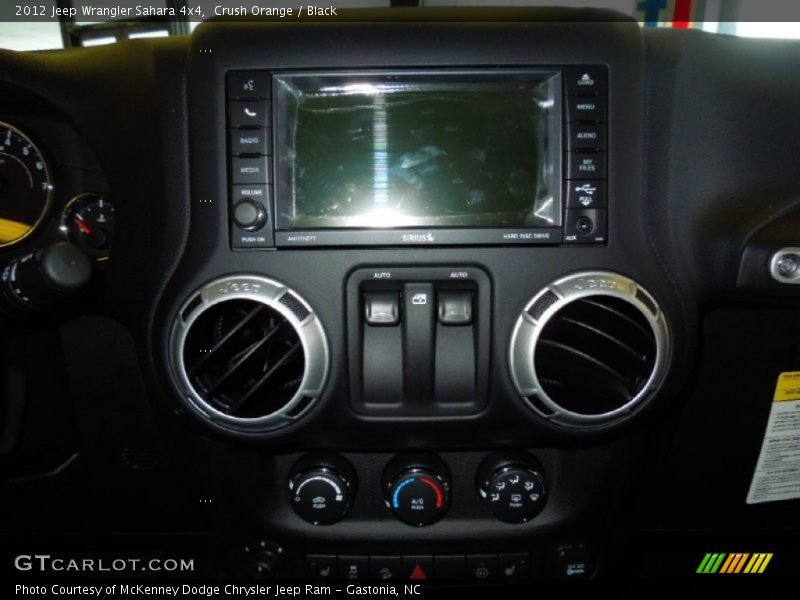 Crush Orange / Black 2012 Jeep Wrangler Sahara 4x4