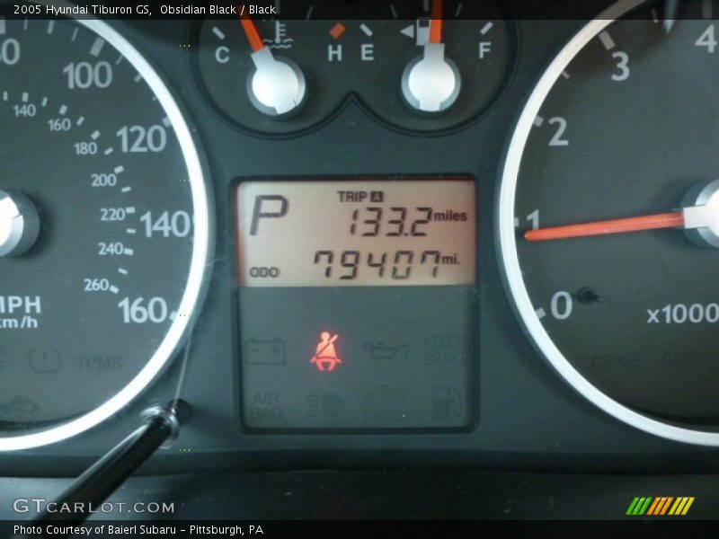 Obsidian Black / Black 2005 Hyundai Tiburon GS