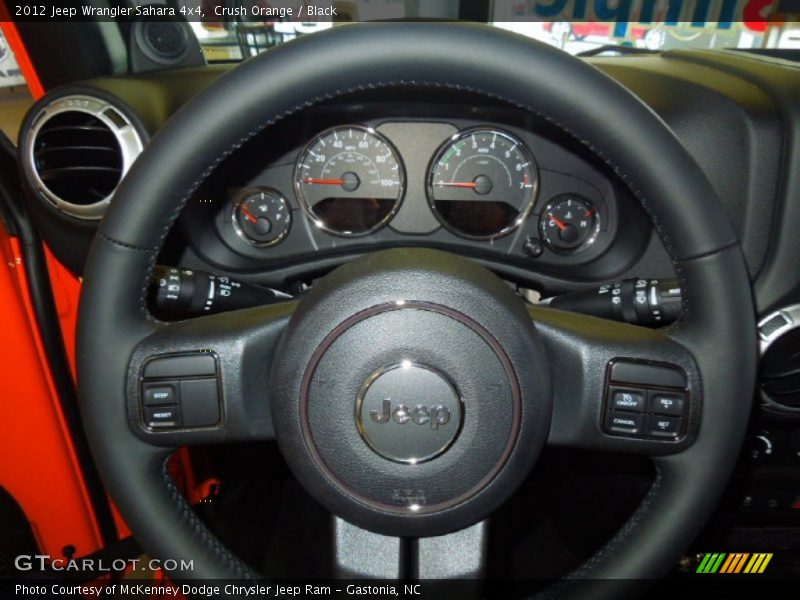 Crush Orange / Black 2012 Jeep Wrangler Sahara 4x4