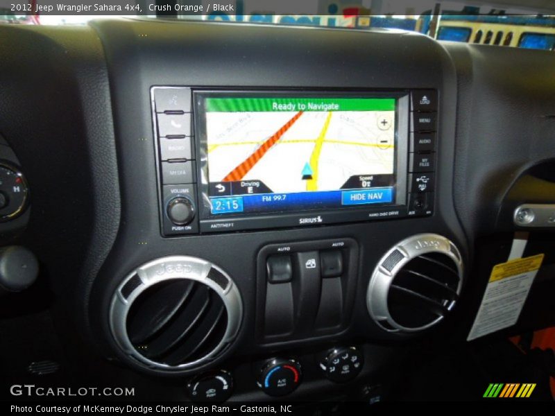 Crush Orange / Black 2012 Jeep Wrangler Sahara 4x4