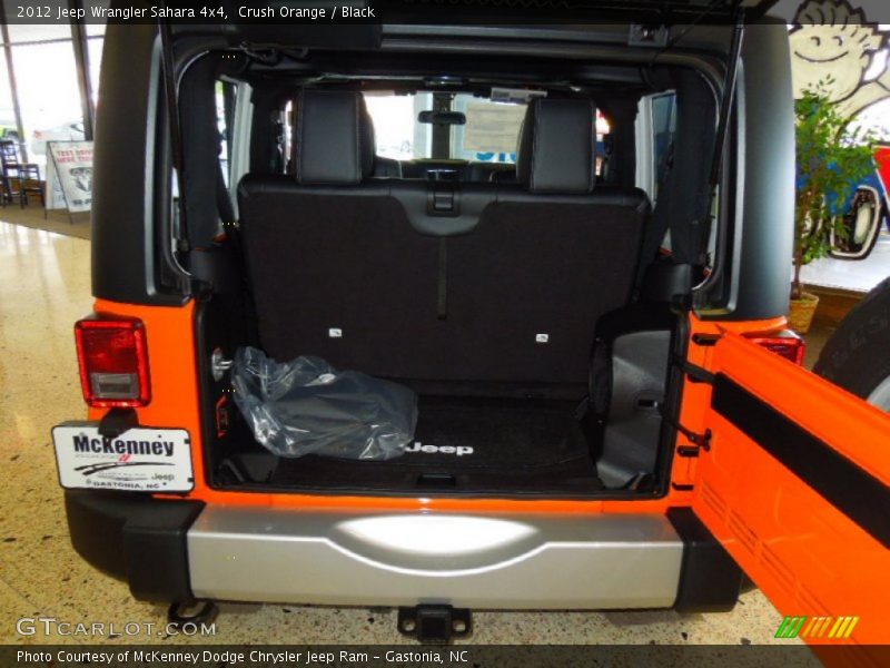 Crush Orange / Black 2012 Jeep Wrangler Sahara 4x4