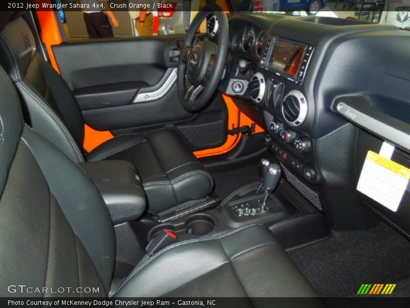 Crush Orange / Black 2012 Jeep Wrangler Sahara 4x4