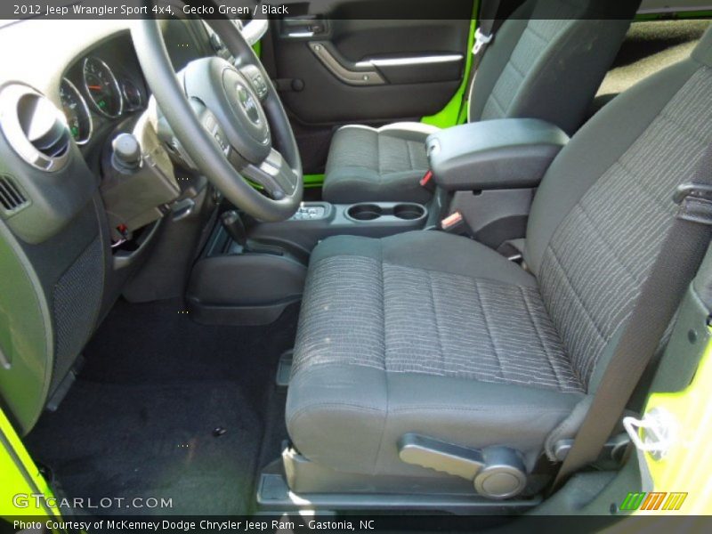 Gecko Green / Black 2012 Jeep Wrangler Sport 4x4