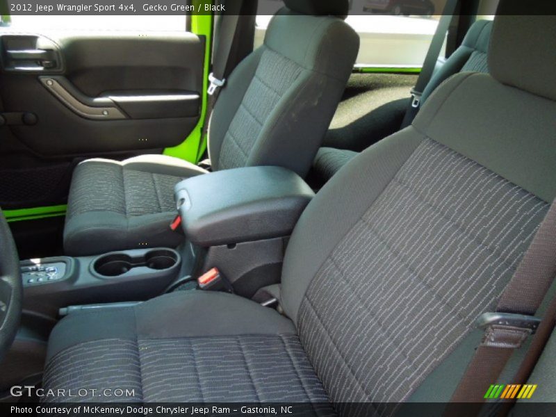 Gecko Green / Black 2012 Jeep Wrangler Sport 4x4