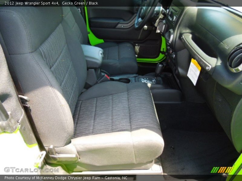 Gecko Green / Black 2012 Jeep Wrangler Sport 4x4