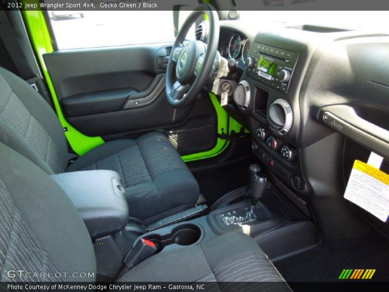 Gecko Green / Black 2012 Jeep Wrangler Sport 4x4