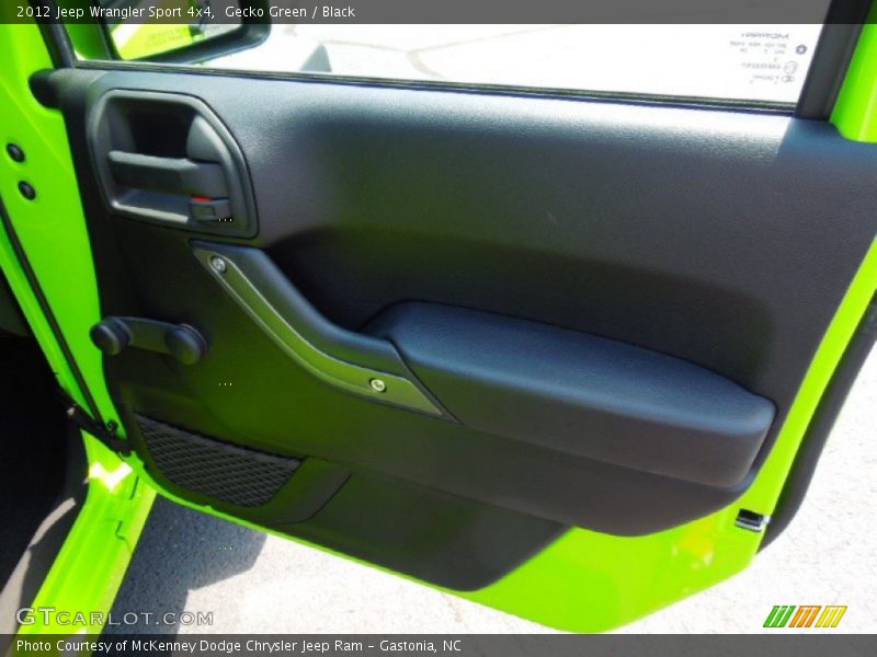 Gecko Green / Black 2012 Jeep Wrangler Sport 4x4