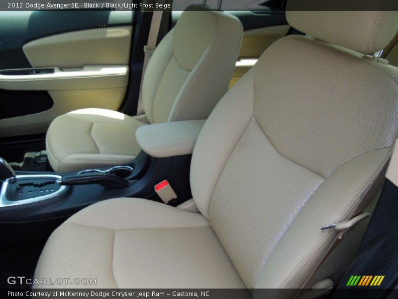 Black / Black/Light Frost Beige 2012 Dodge Avenger SE