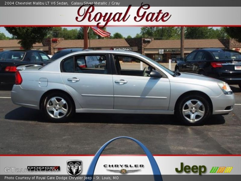 Galaxy Silver Metallic / Gray 2004 Chevrolet Malibu LT V6 Sedan