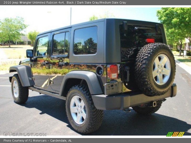 Black / Dark Slate Gray/Medium Slate Gray 2010 Jeep Wrangler Unlimited Rubicon 4x4