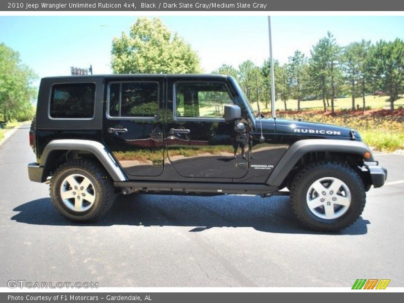 Black / Dark Slate Gray/Medium Slate Gray 2010 Jeep Wrangler Unlimited Rubicon 4x4