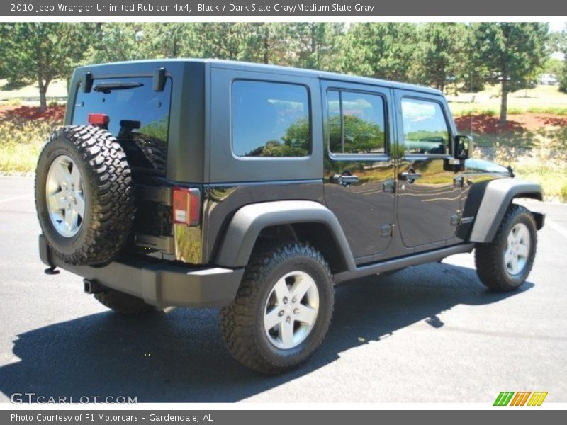 Black / Dark Slate Gray/Medium Slate Gray 2010 Jeep Wrangler Unlimited Rubicon 4x4