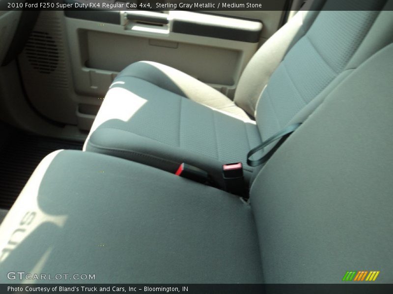 Sterling Gray Metallic / Medium Stone 2010 Ford F250 Super Duty FX4 Regular Cab 4x4