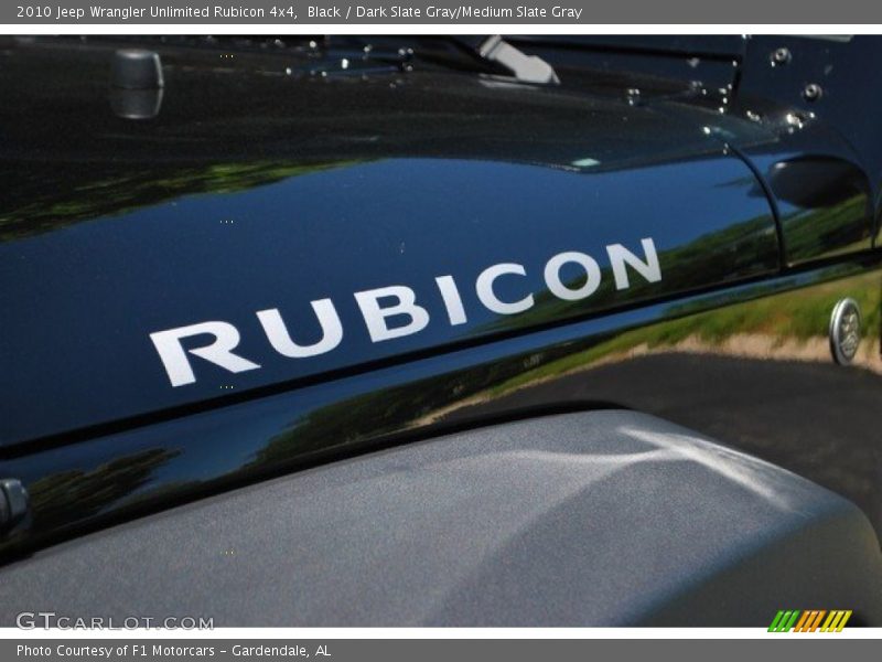 Black / Dark Slate Gray/Medium Slate Gray 2010 Jeep Wrangler Unlimited Rubicon 4x4