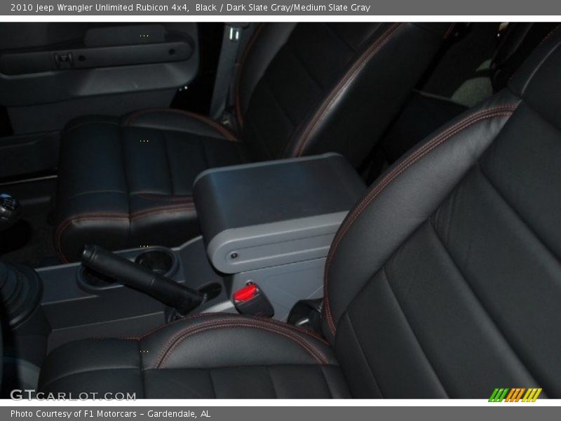 Black / Dark Slate Gray/Medium Slate Gray 2010 Jeep Wrangler Unlimited Rubicon 4x4