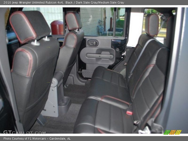 Black / Dark Slate Gray/Medium Slate Gray 2010 Jeep Wrangler Unlimited Rubicon 4x4