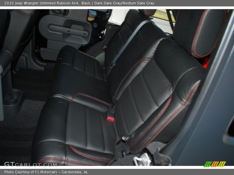 Black / Dark Slate Gray/Medium Slate Gray 2010 Jeep Wrangler Unlimited Rubicon 4x4