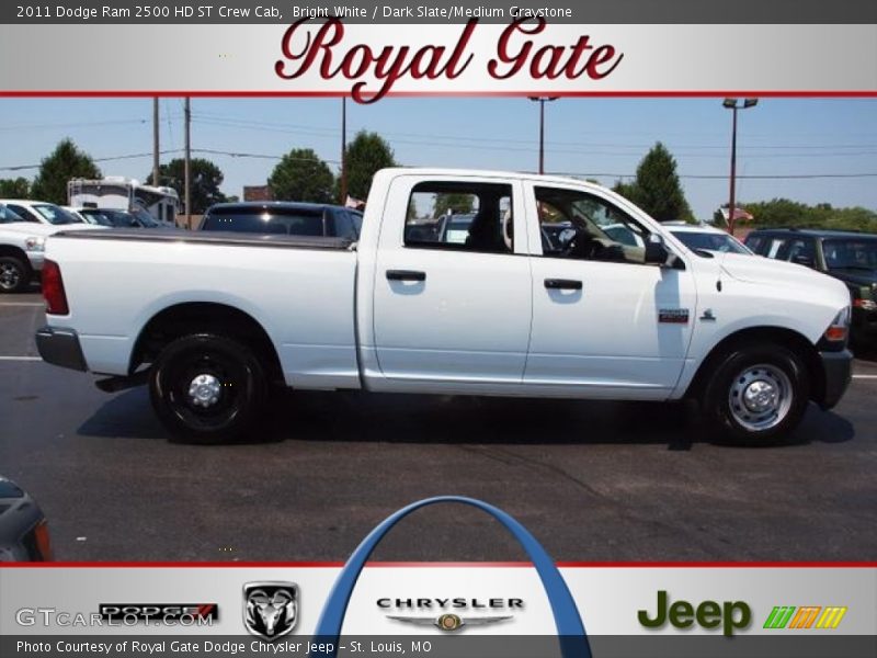 Bright White / Dark Slate/Medium Graystone 2011 Dodge Ram 2500 HD ST Crew Cab