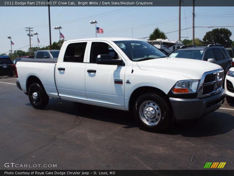 Bright White / Dark Slate/Medium Graystone 2011 Dodge Ram 2500 HD ST Crew Cab