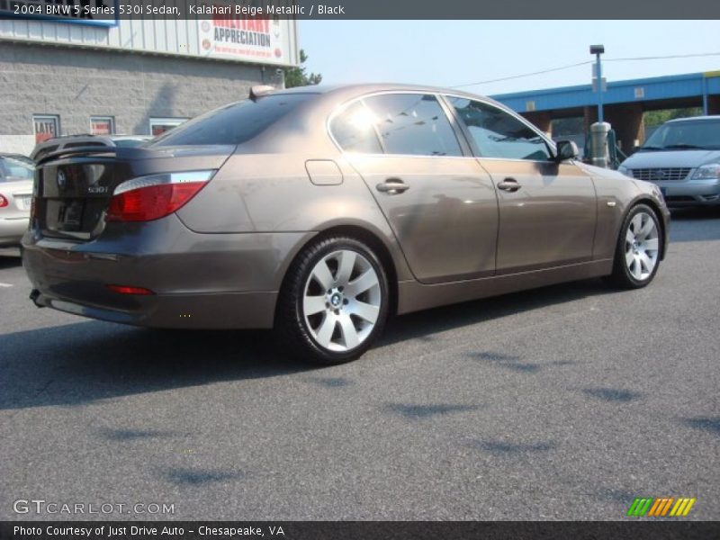 Kalahari Beige Metallic / Black 2004 BMW 5 Series 530i Sedan