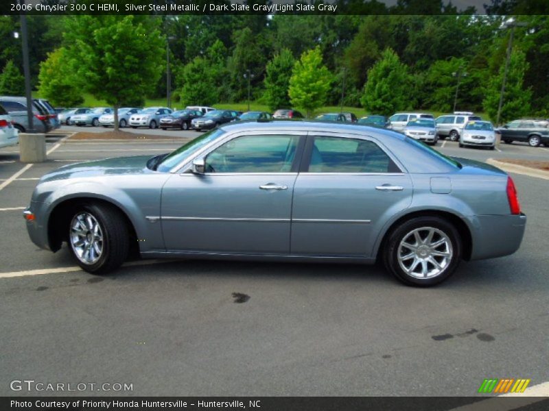 Silver Steel Metallic / Dark Slate Gray/Light Slate Gray 2006 Chrysler 300 C HEMI