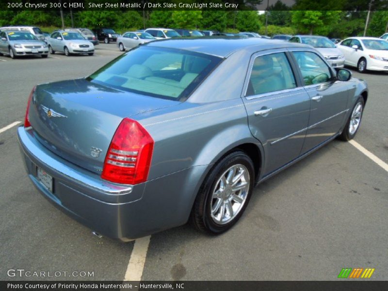 Silver Steel Metallic / Dark Slate Gray/Light Slate Gray 2006 Chrysler 300 C HEMI