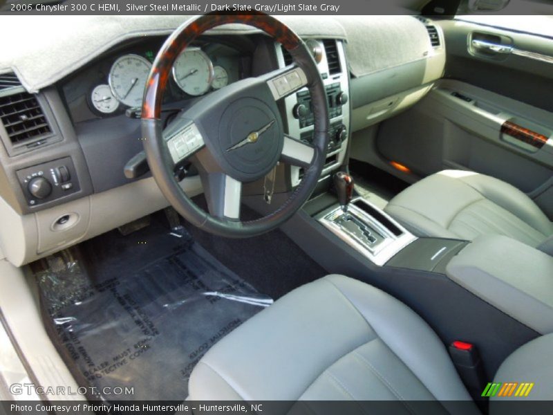 Silver Steel Metallic / Dark Slate Gray/Light Slate Gray 2006 Chrysler 300 C HEMI