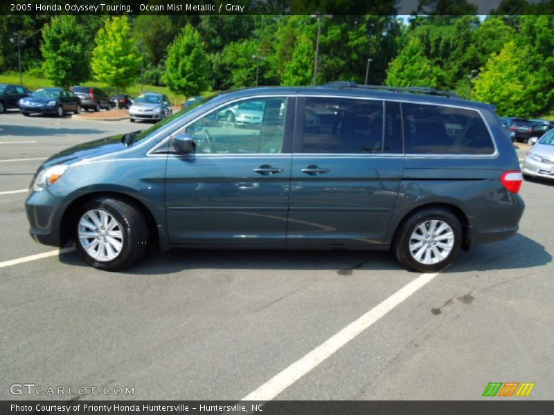 Ocean Mist Metallic / Gray 2005 Honda Odyssey Touring