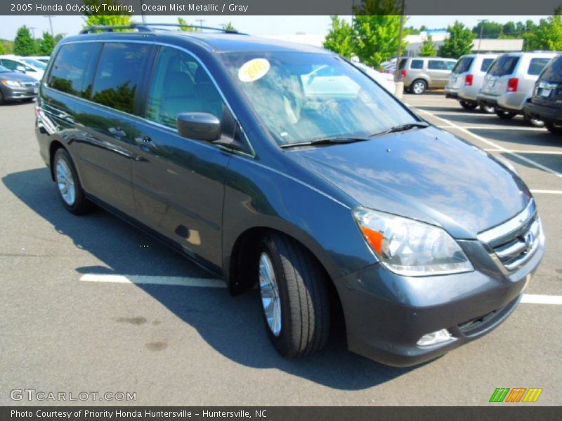 Ocean Mist Metallic / Gray 2005 Honda Odyssey Touring