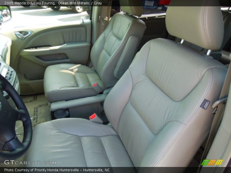 Ocean Mist Metallic / Gray 2005 Honda Odyssey Touring