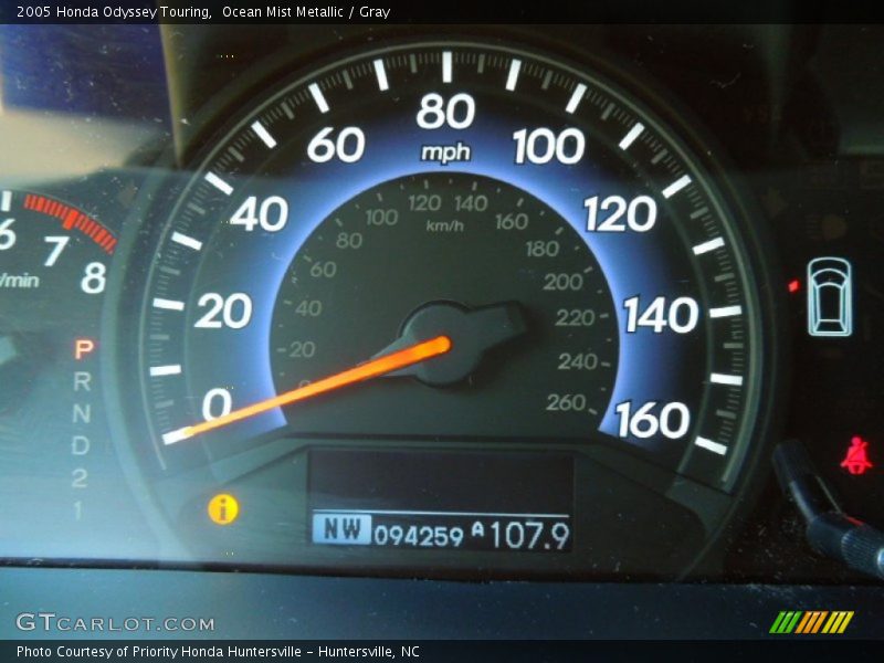 Ocean Mist Metallic / Gray 2005 Honda Odyssey Touring