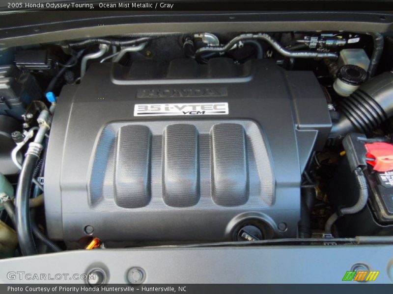 Ocean Mist Metallic / Gray 2005 Honda Odyssey Touring