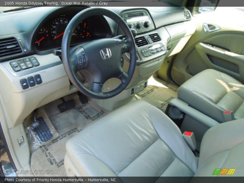 Ocean Mist Metallic / Gray 2005 Honda Odyssey Touring