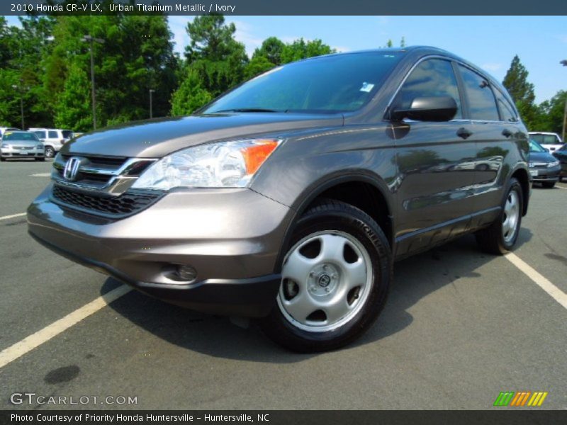 Urban Titanium Metallic / Ivory 2010 Honda CR-V LX