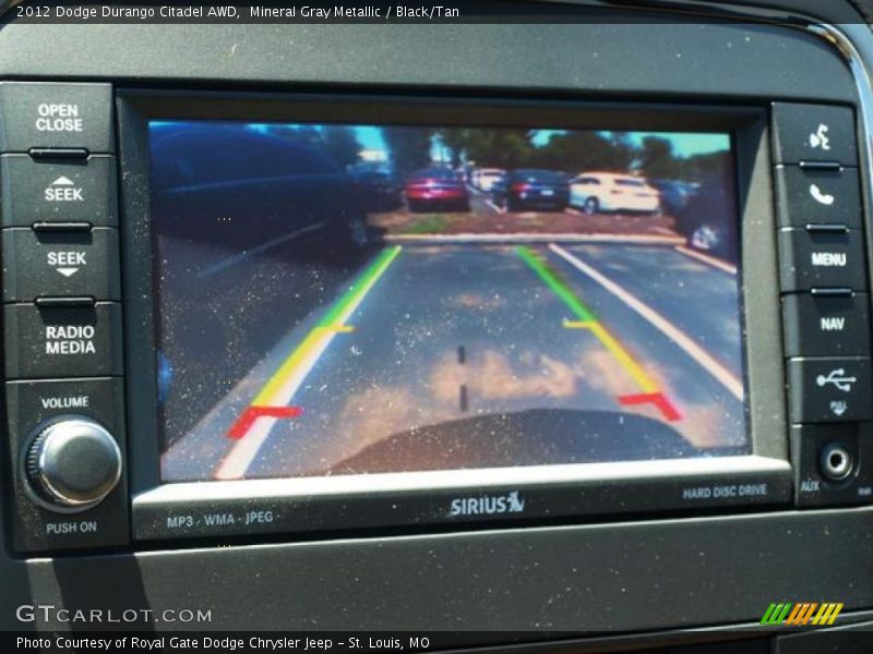 Mineral Gray Metallic / Black/Tan 2012 Dodge Durango Citadel AWD