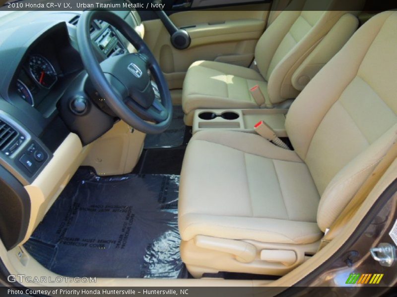 Urban Titanium Metallic / Ivory 2010 Honda CR-V LX