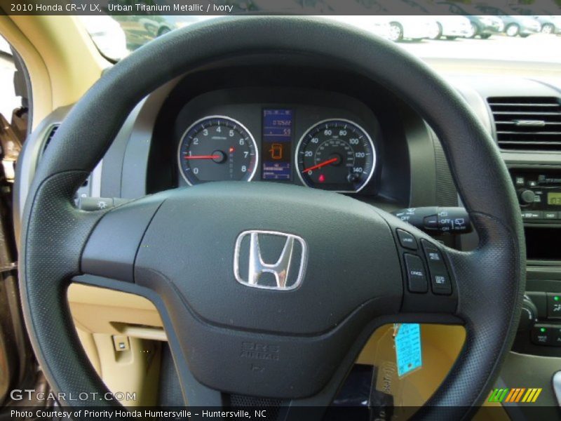 Urban Titanium Metallic / Ivory 2010 Honda CR-V LX