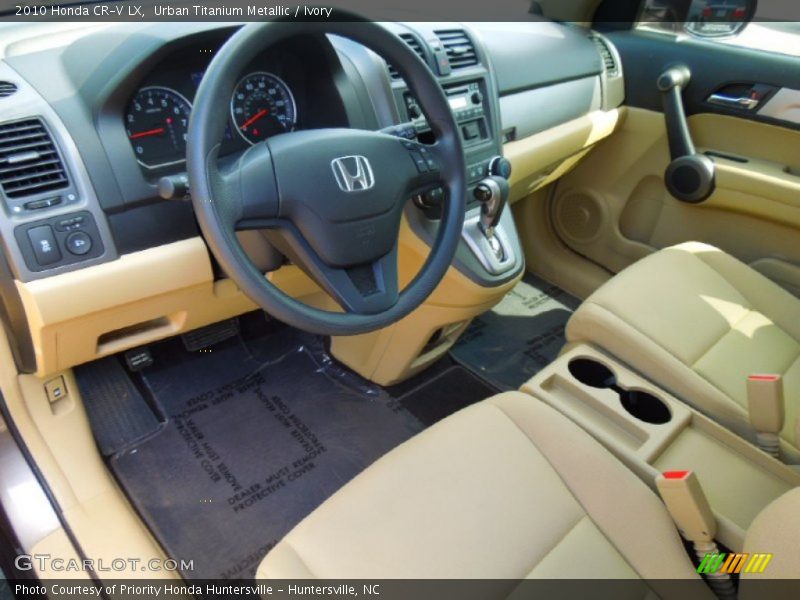 Urban Titanium Metallic / Ivory 2010 Honda CR-V LX