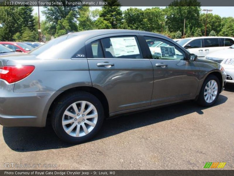 Tungsten Metallic / Black 2012 Chrysler 200 Touring Sedan