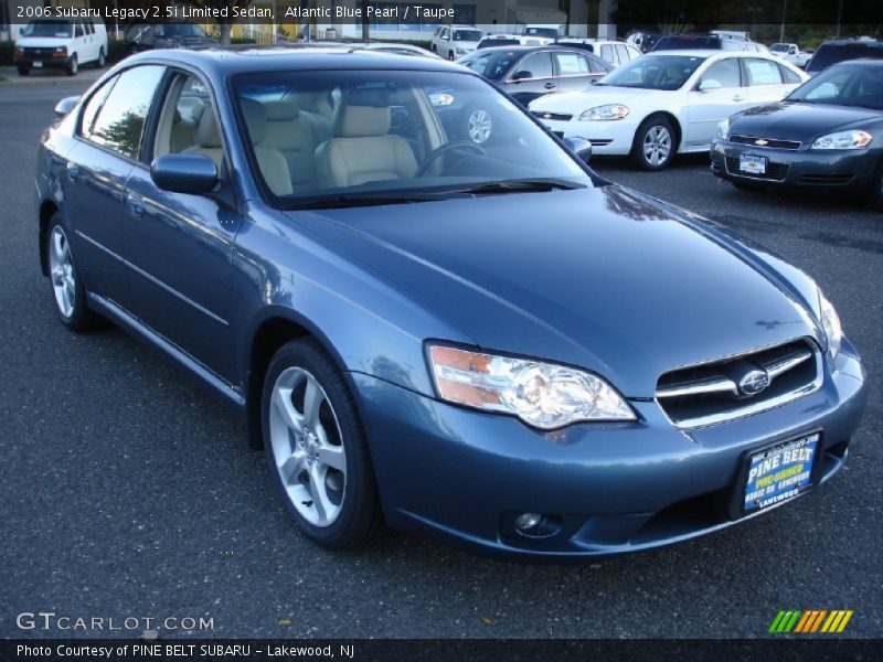 Atlantic Blue Pearl / Taupe 2006 Subaru Legacy 2.5i Limited Sedan